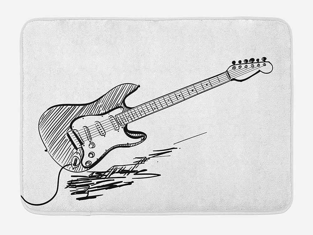 Elektrische Gitarre Zeichnung