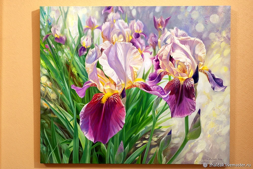 Eduard Jafarov Ölgemälde irises