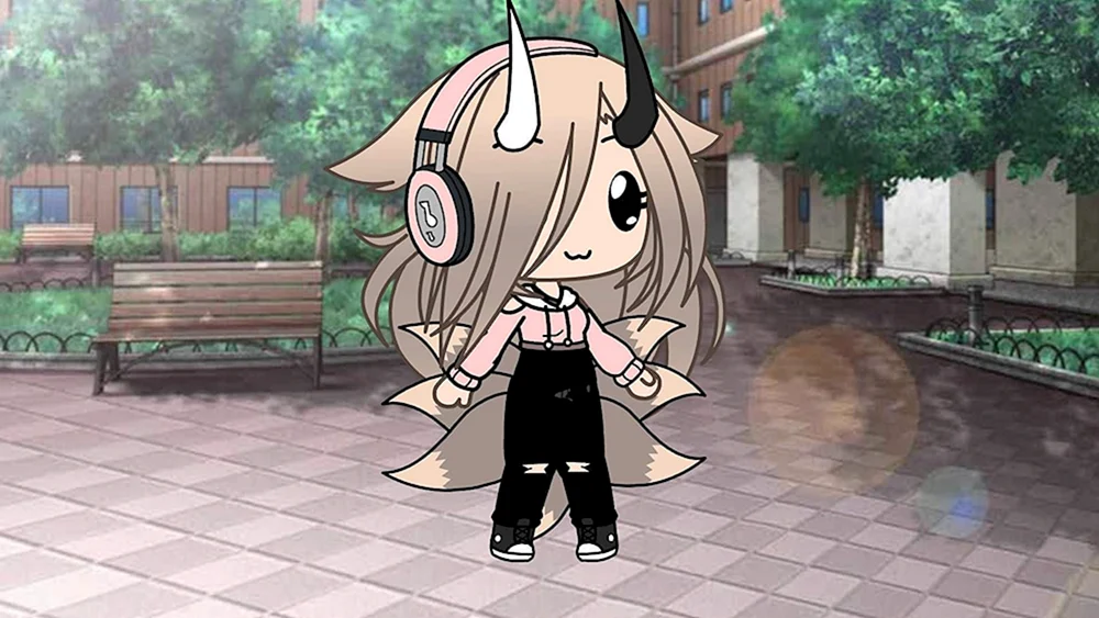 Gacha lief Mädchen. Dämonen