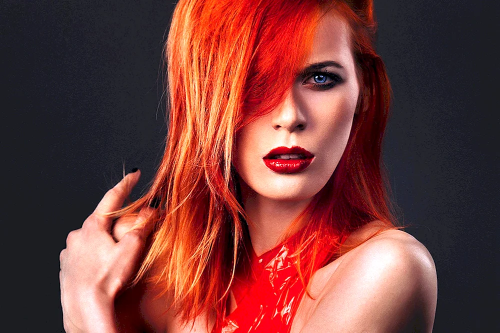 Rot Balayage