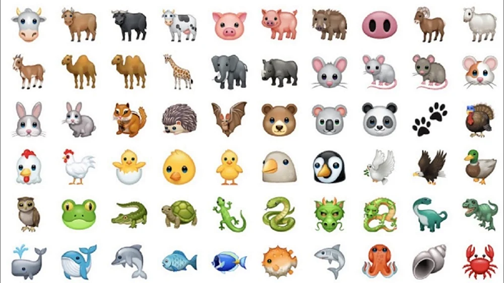 Emoji-Tiere
