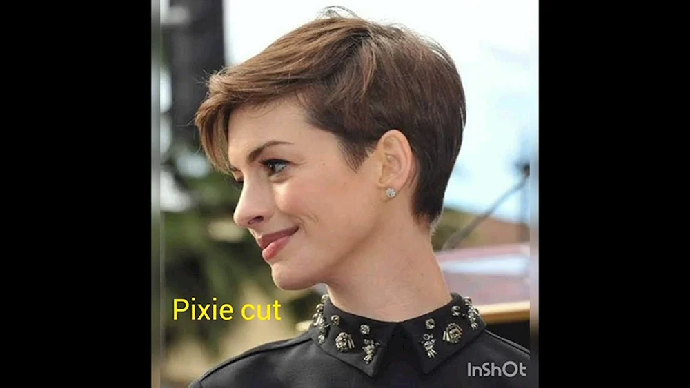 Anne Hathaway Pixie-Haarschnitt