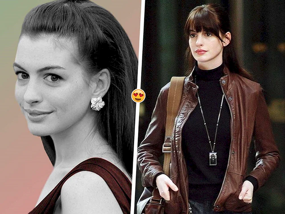 Ann Hathaway Frisur mit Pony