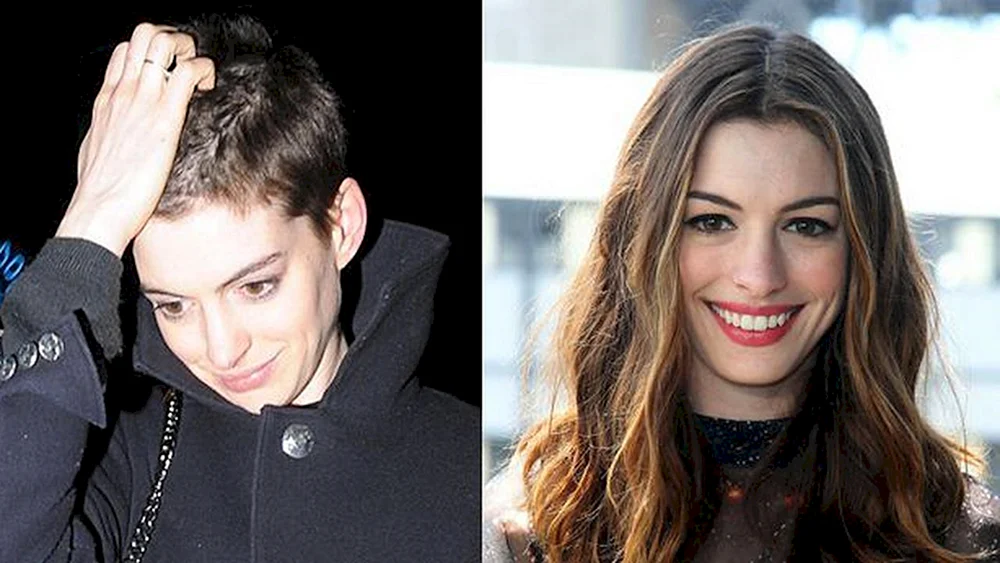 Anne Hathaway blond
