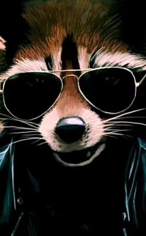 Waschbär Leon