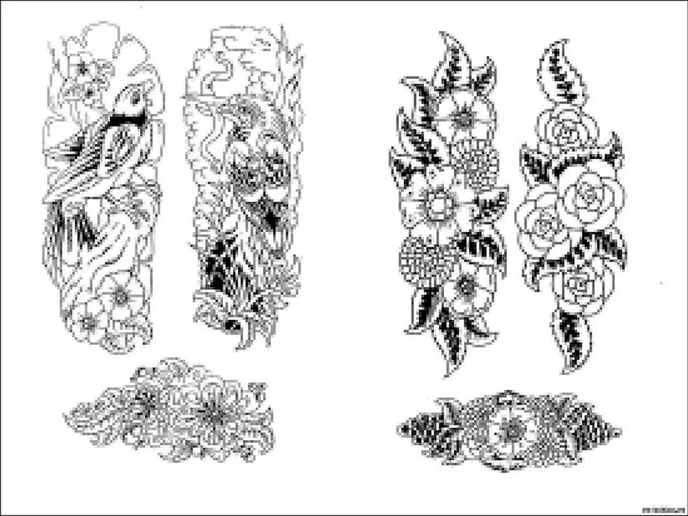 Ärmel-Tattoo Realismus