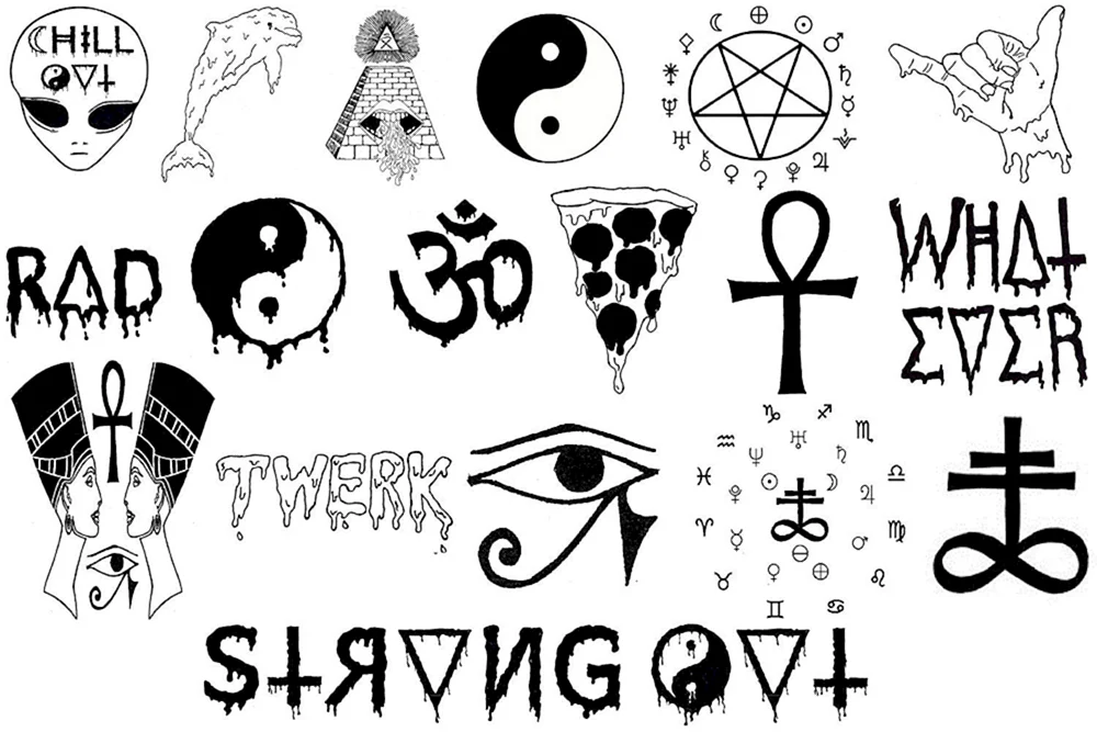 Kleine Tattoos Skizzen