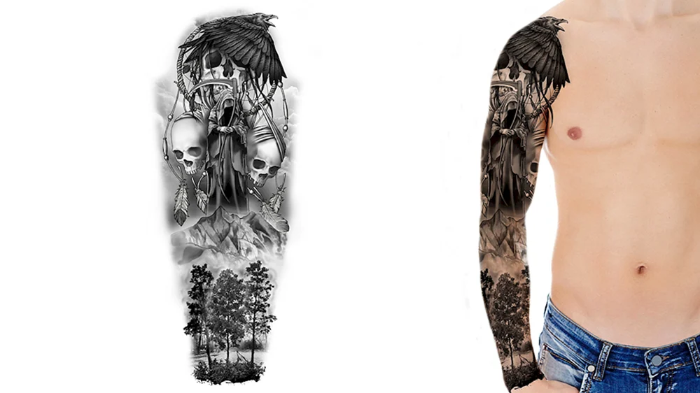 Ärmel-Tattoo-Skizzen Skizze