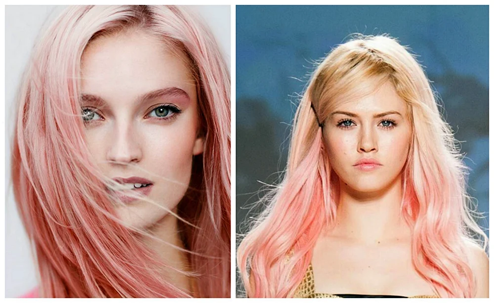 Rose Gold Haarfarbe