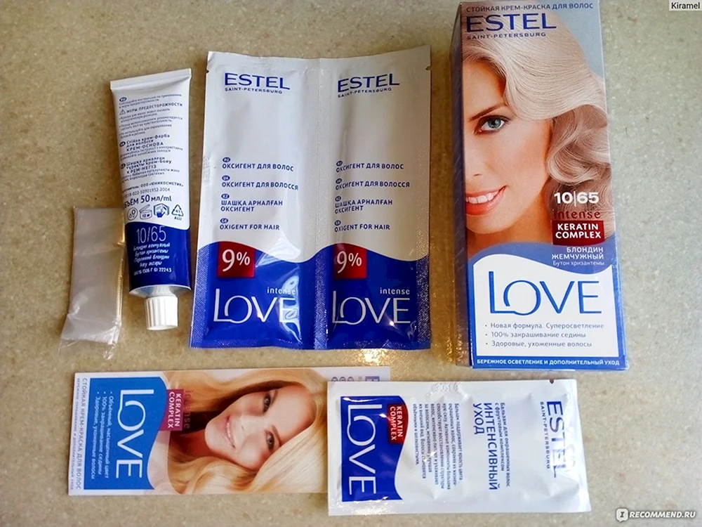 Estel Haarfärbepalette 7. 54