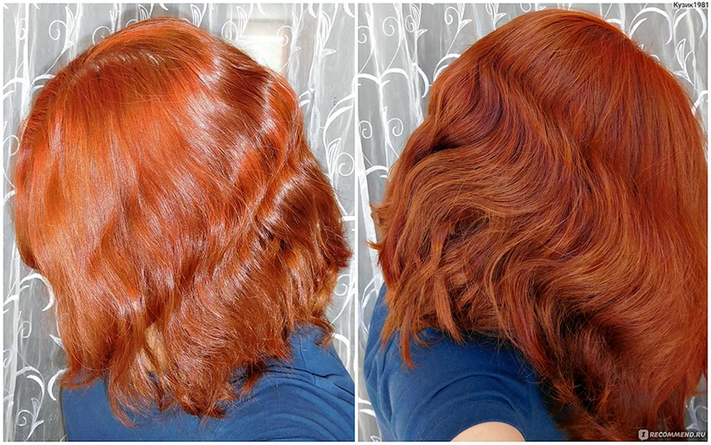Estel rote Haarfarbe Palette 7.4