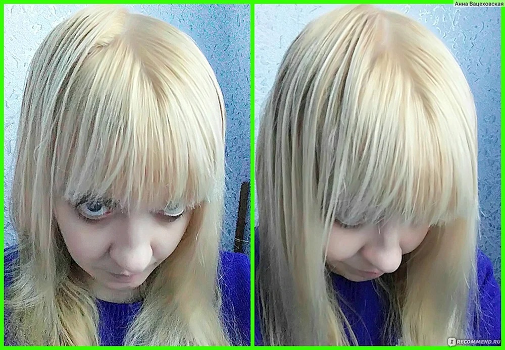 Schönes Blond ohne Vergilbung
