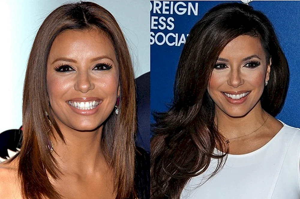 Eva Longoria Kaskadenfrisur