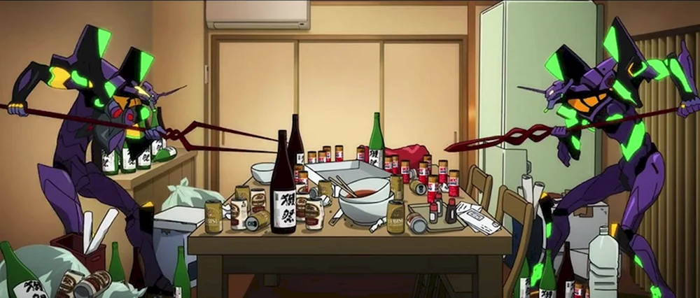 Evangelion eva 01 und Shinji