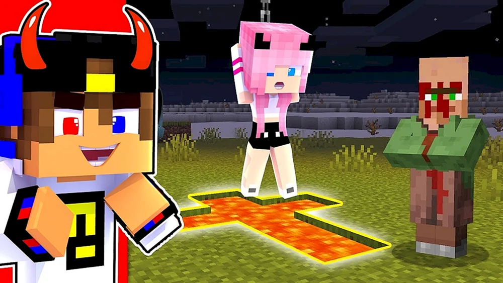 Eugene bro und Vayran in MAINCRAFT