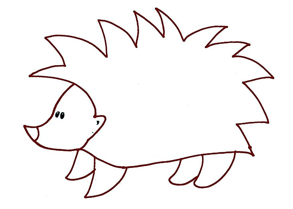 Igel zeichnen