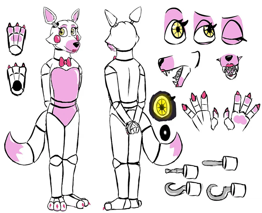 FNAF 6 Bonnie-Malvorlagen
