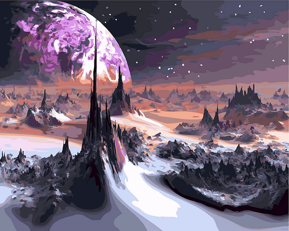 Landschaften anderer Planeten