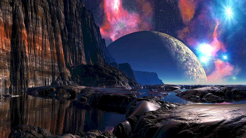 Charles Ives Space Landscape Malerei