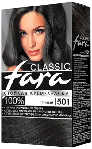 Fara permanente Creme Haarfärbemittel 501