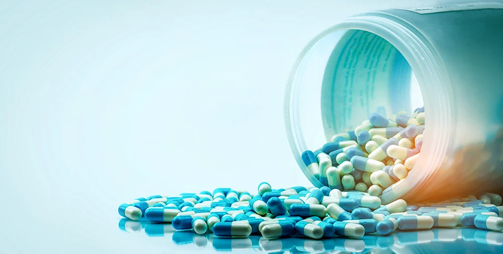 Farbige Tabletten