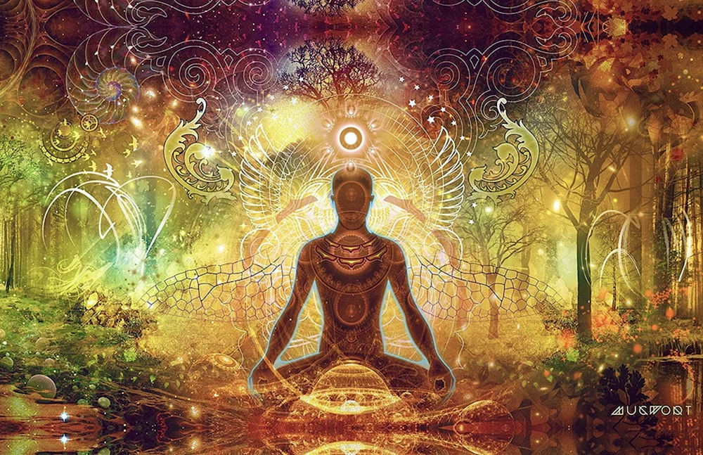 Farun Buddha goldener Strom