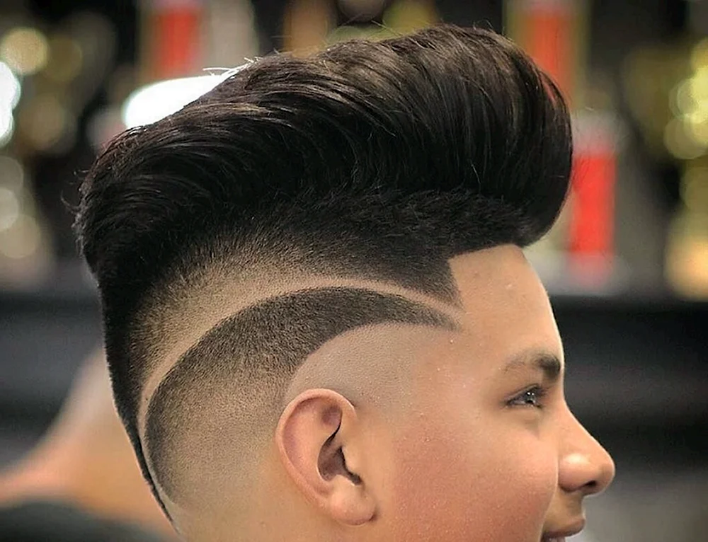 Fade undercat Pompadour