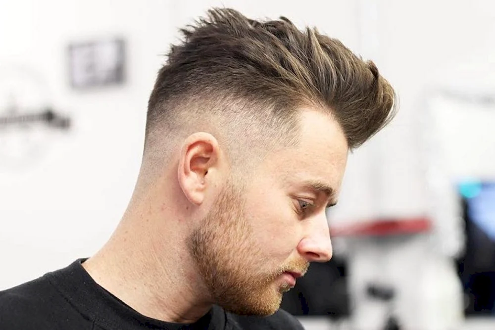 Fade-Haarschnitt Halbbox
