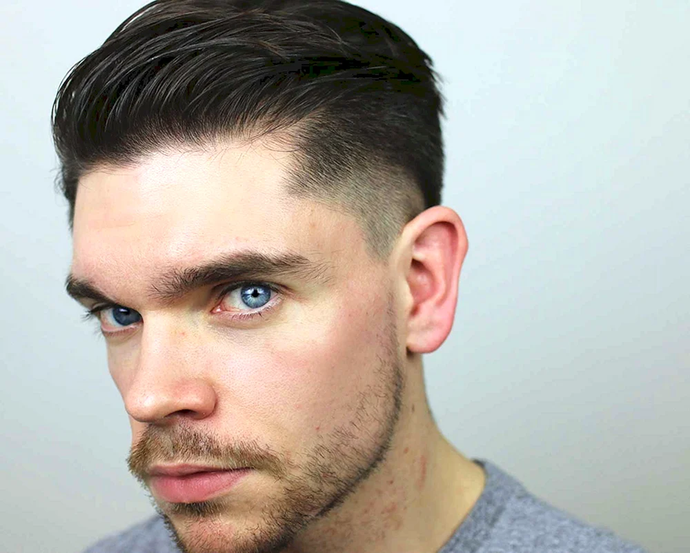 Caesar fade haircut