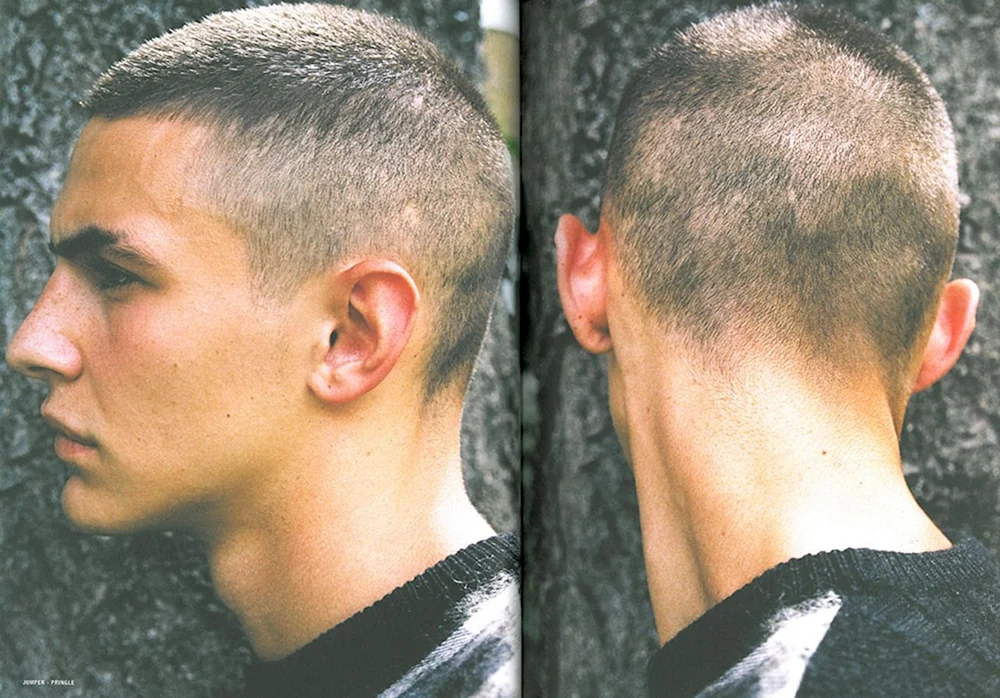 High and tight Marine haircut