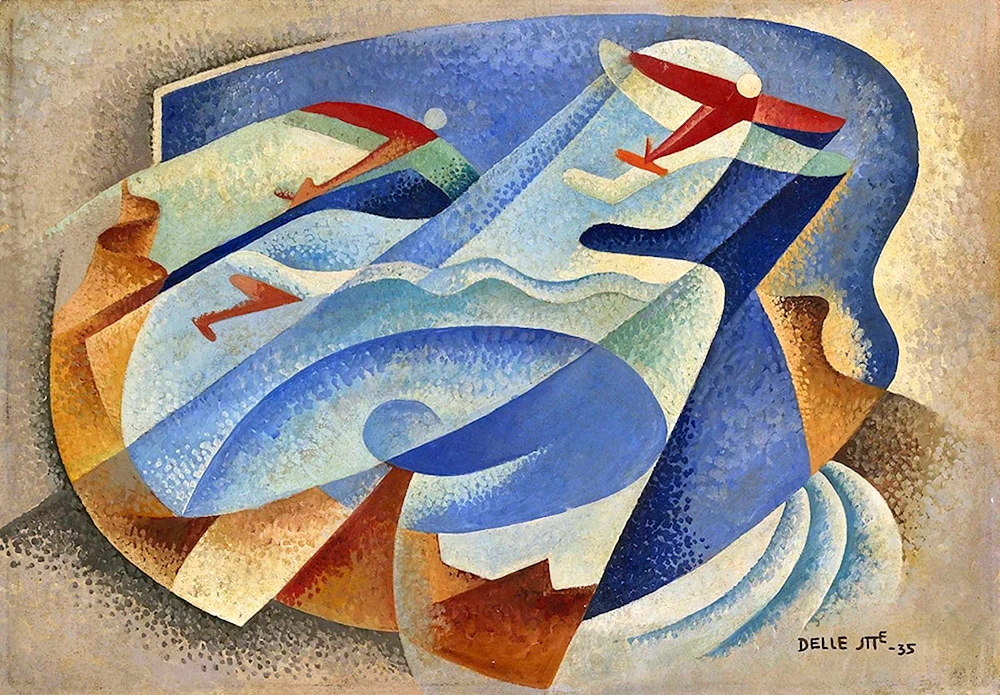 Filippo Tommaso Marinetti Futurismus Gemälde