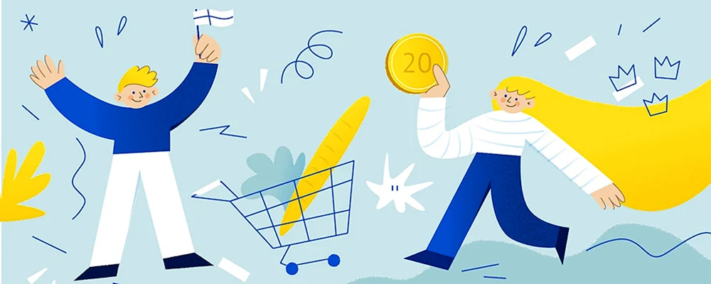 Finanzielle Bildung Zeichnung