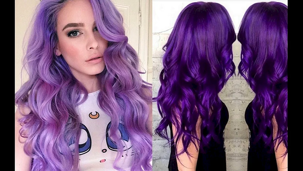 Lila Haare
