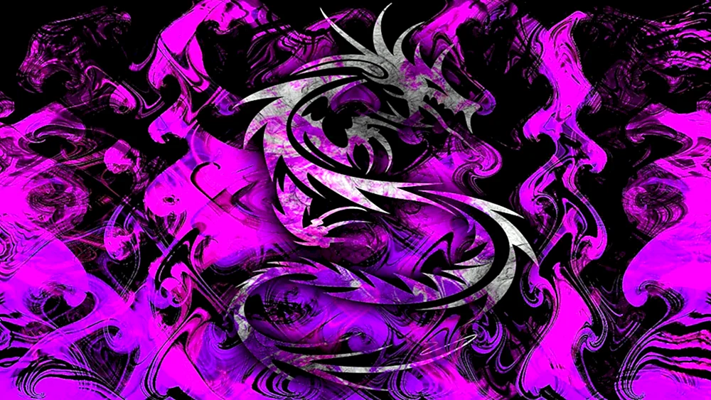 Violette Tapete