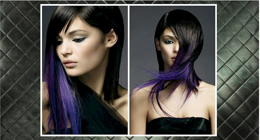Blaues Haar