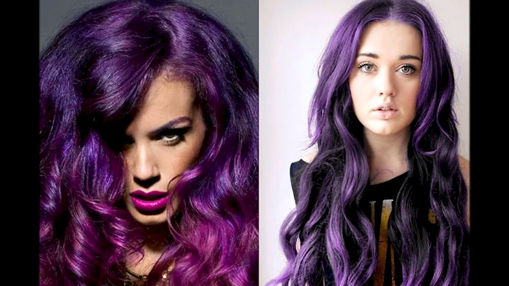 Lila Haare