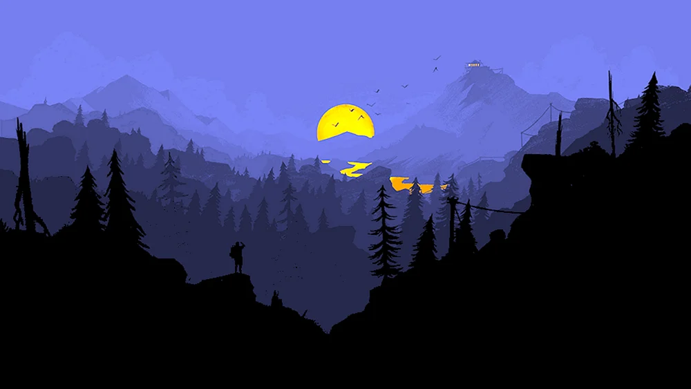 Firewatch Hintergrund 4k