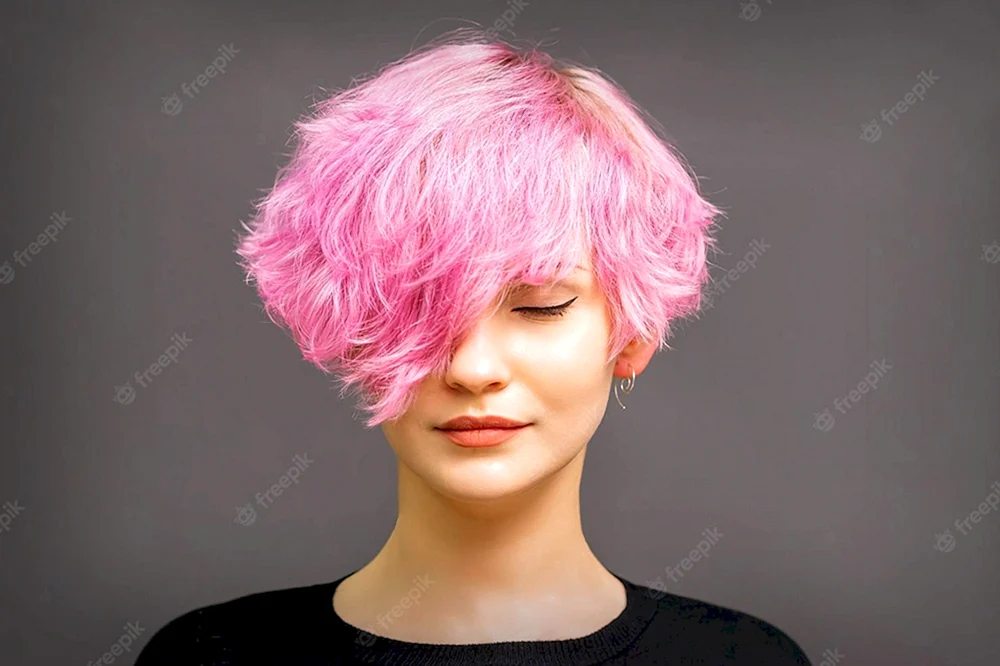 Fluffige Frisur