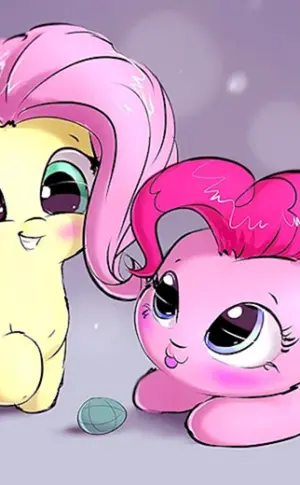 Fluttershy und Pinkie Pie Kunst