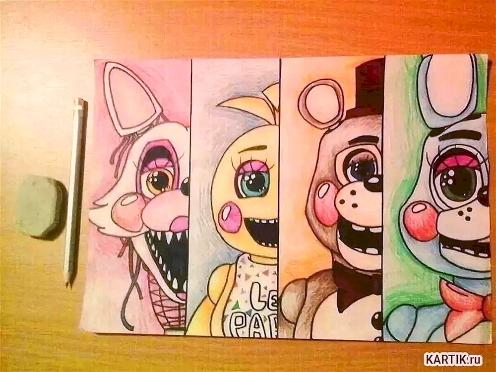 FNAF 2 Zeichnungen zum Zeichnen