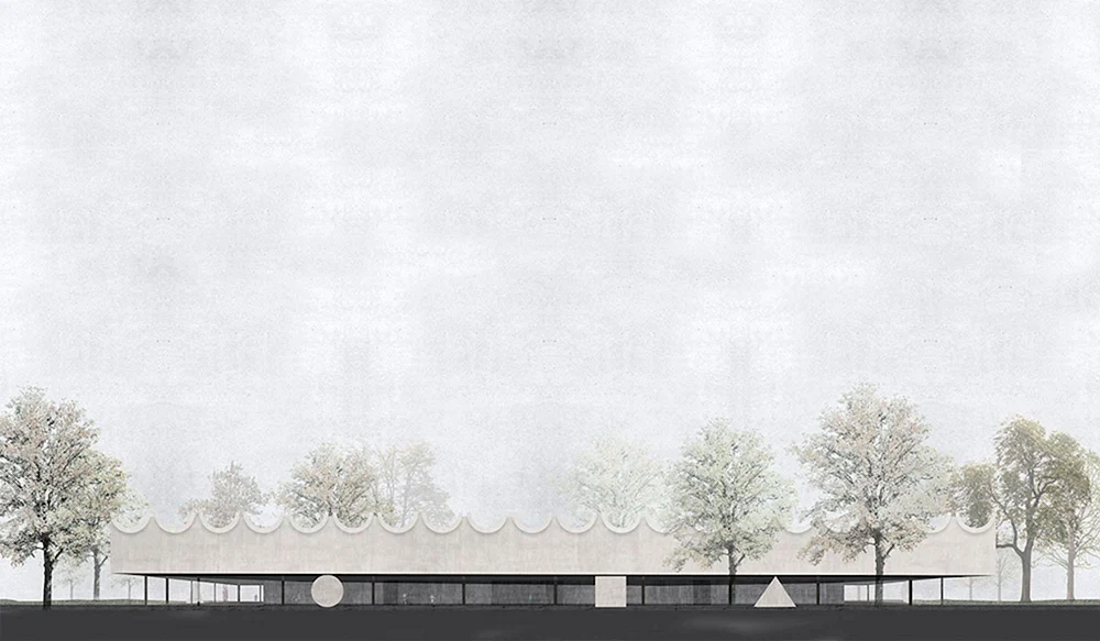 Hintergrund für Architekturprojekt