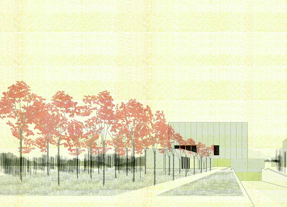 Hintergrund für architektonisches Projekt