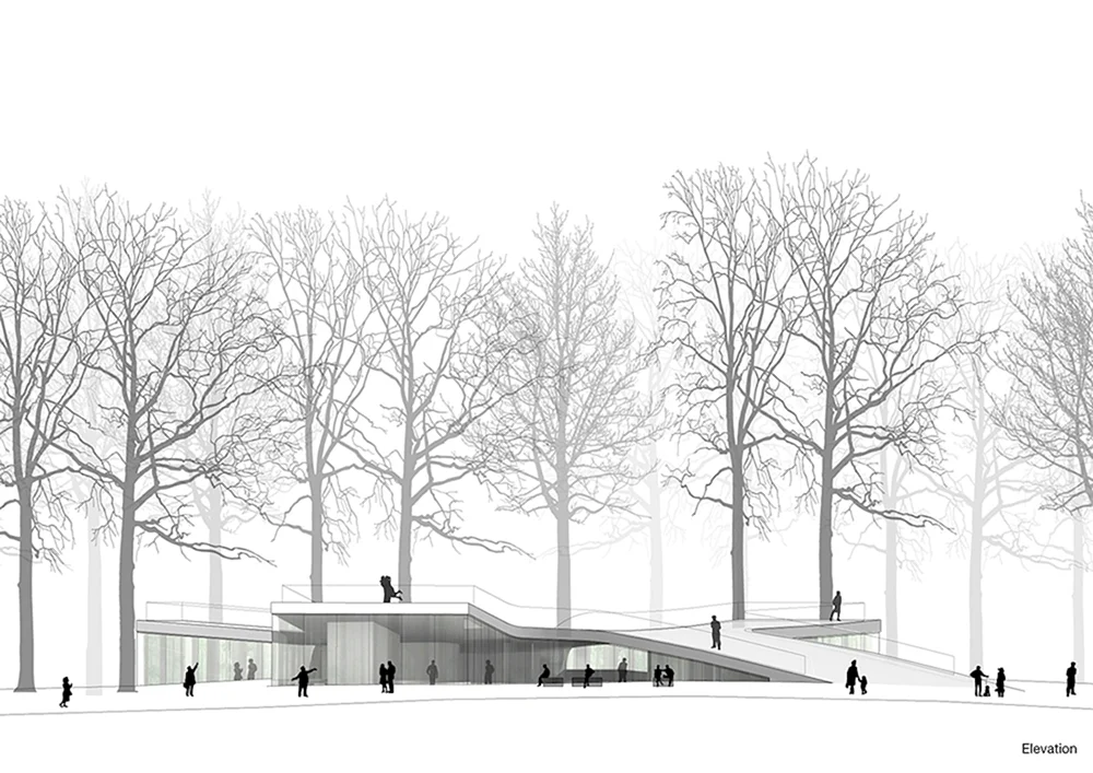 Hintergrund für architektonisches Projekt
