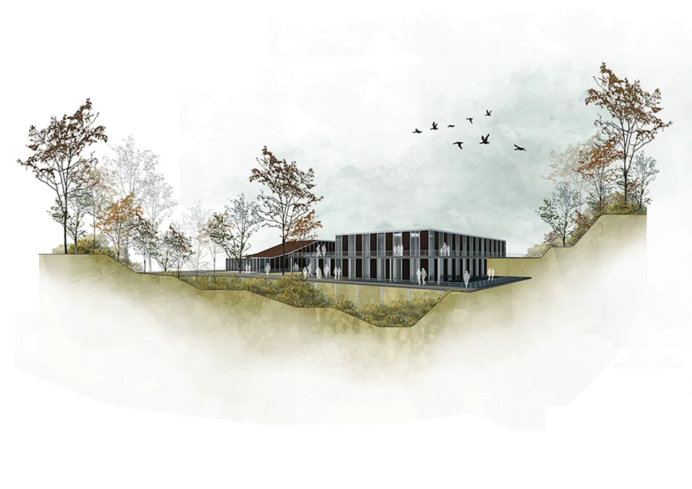 Hintergrund für Architekturprojekt