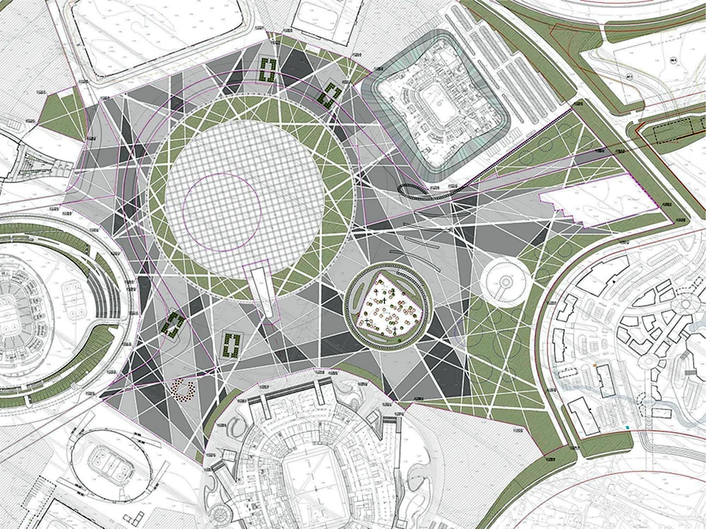 Hintergrund für Architekturprojekt