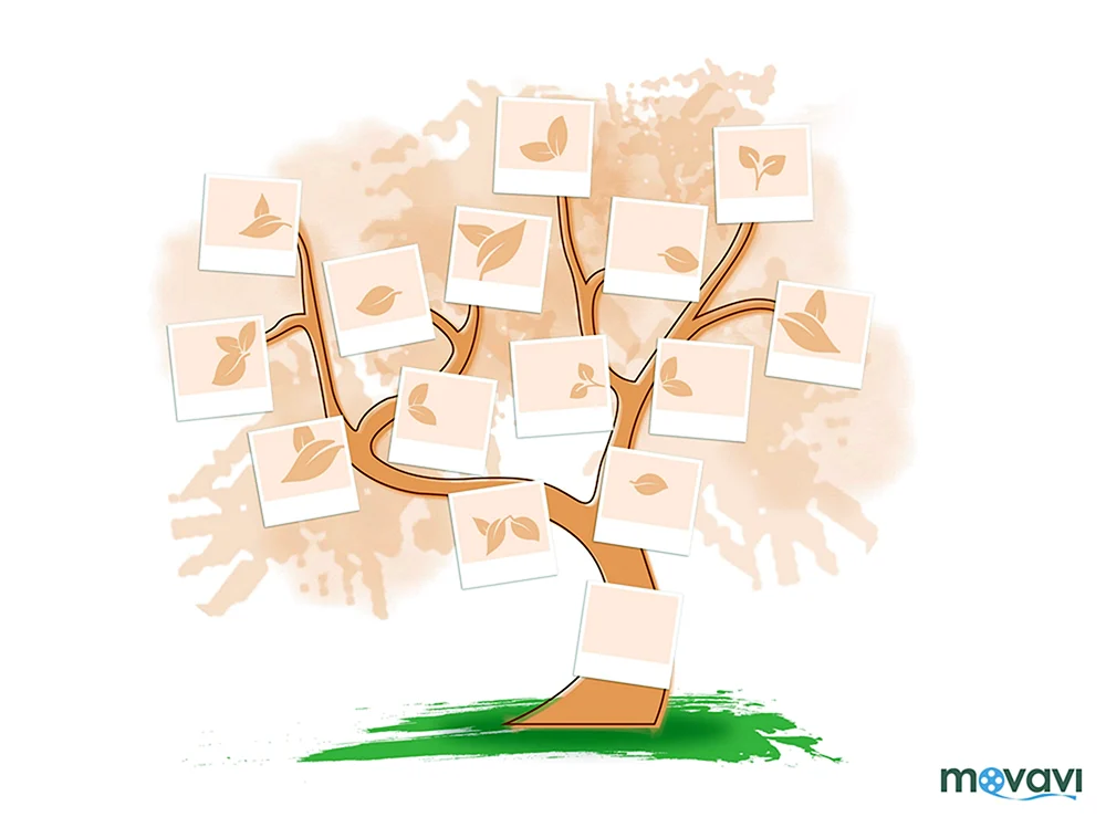 Genealogie Baum Hintergrund