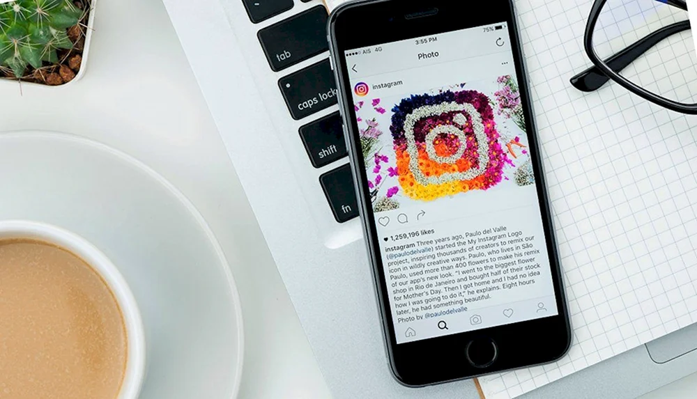 Instagram-Hintergrund