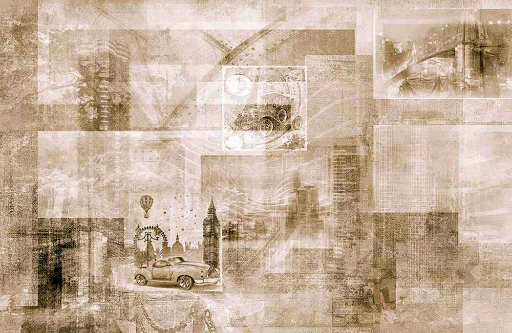 Collage-Hintergrund