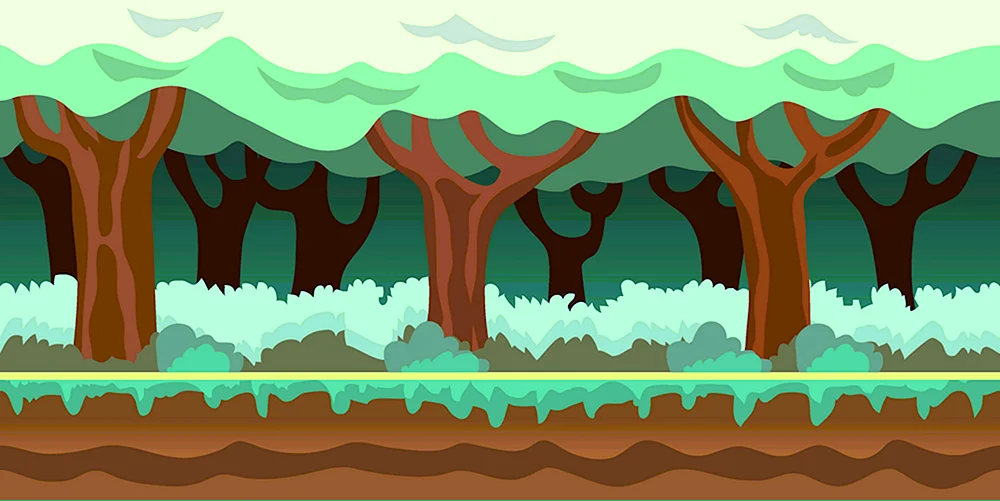 Hintergrund für Platformer 2d