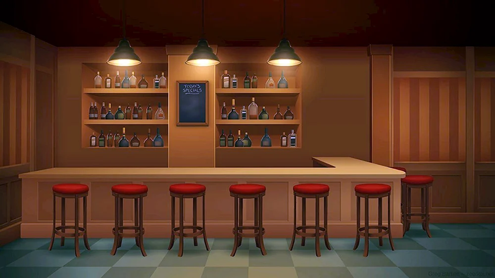 Restaurant-Hintergrund für Gacha-Life